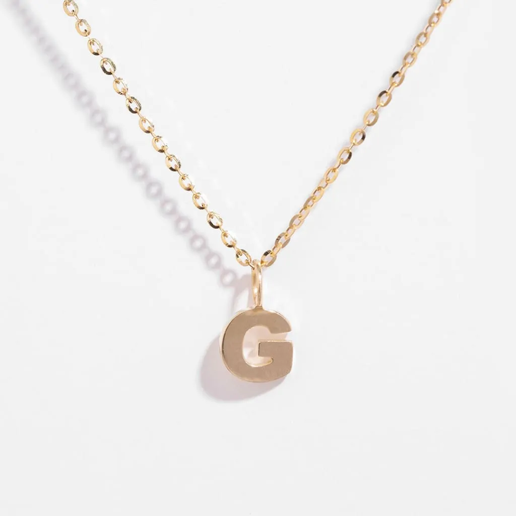 - G - Necklace | 9ct Gold