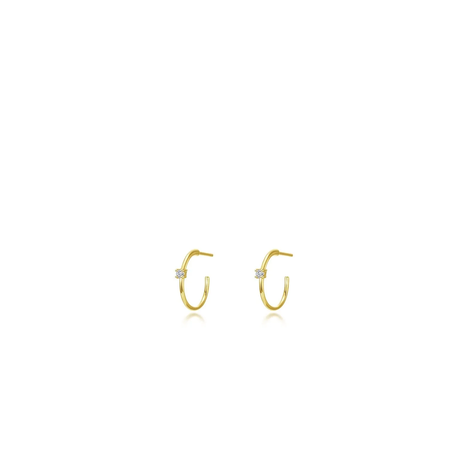 10mm High Polished Hoop Earrings E0627CLP00