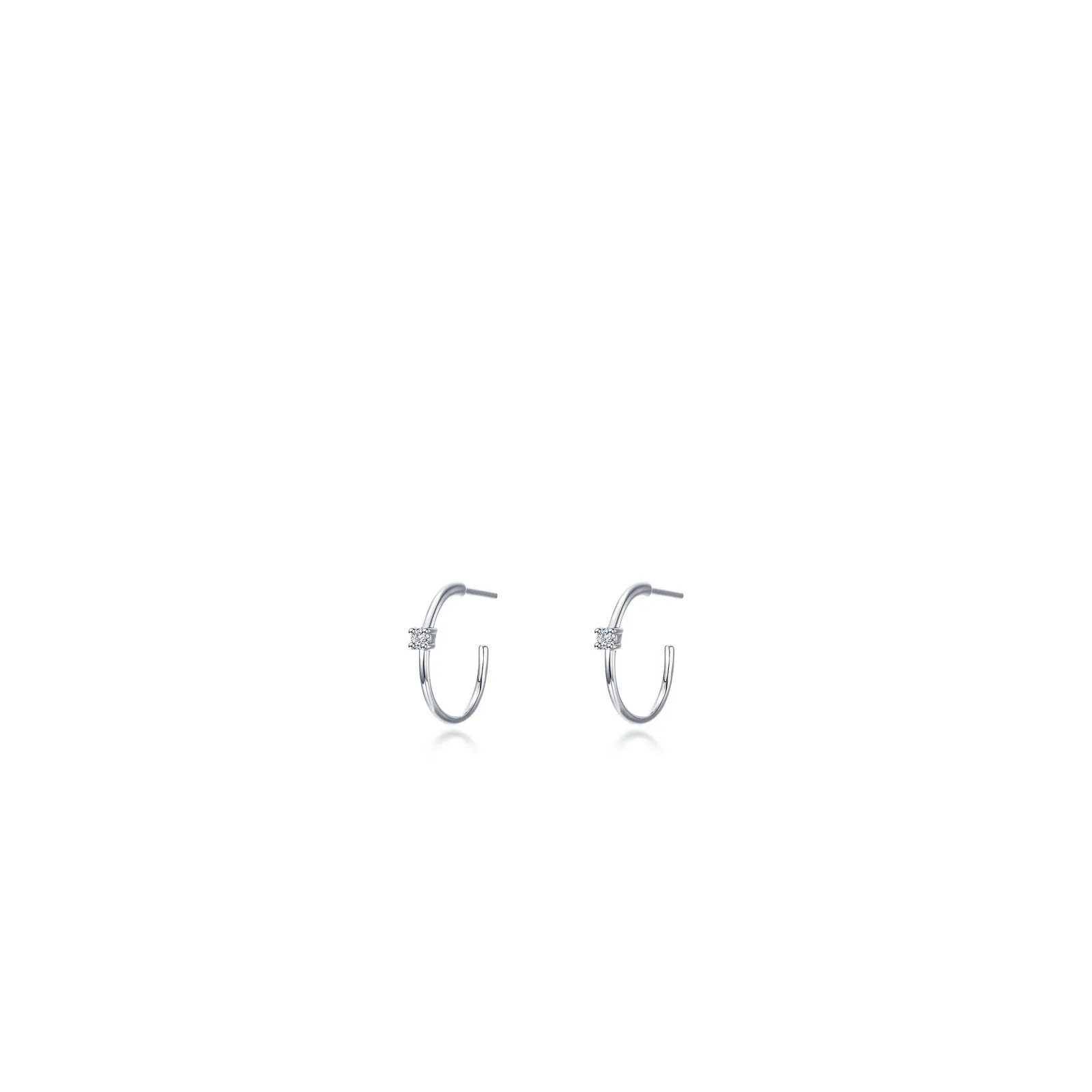 10mm High Polished Hoop Earrings E0627CLP00