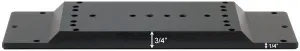 12" Dovetail Sliding Bar for D-Style Saddle Plates (SBD12)