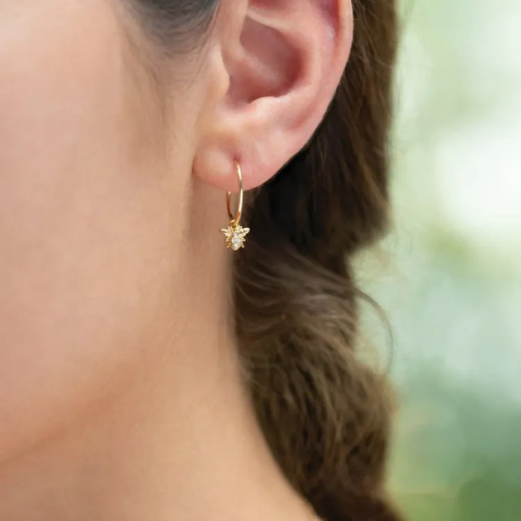 14K Rose 10 mm Endless Huggies