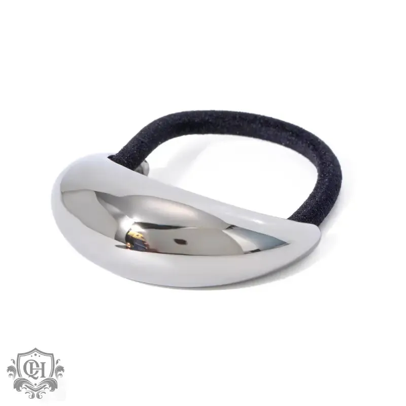 18K gold exquisite and noble geometric crescent-shaped hair accessories