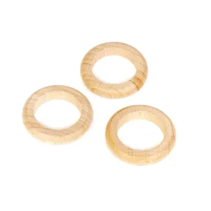 3 Rings - Natural Wood