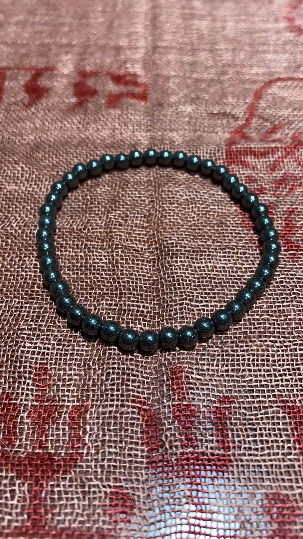 4MM Hematite Bead Bracelet
