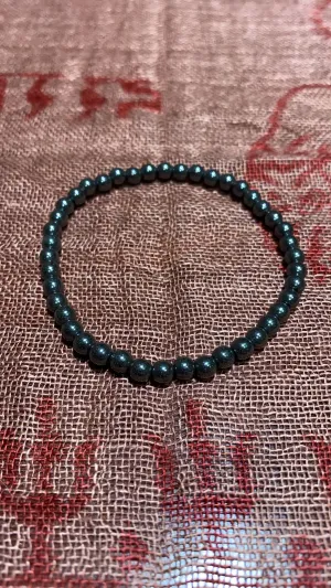 4MM Hematite Bead Bracelet
