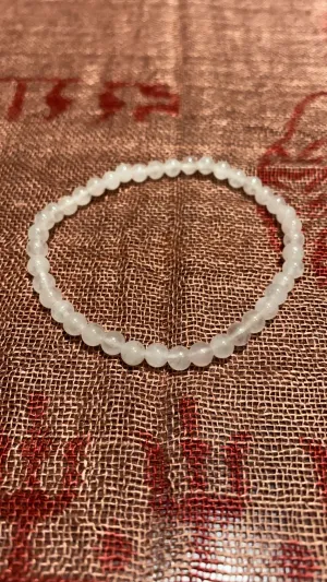 4MM Rose Quartz Bead Bracelet