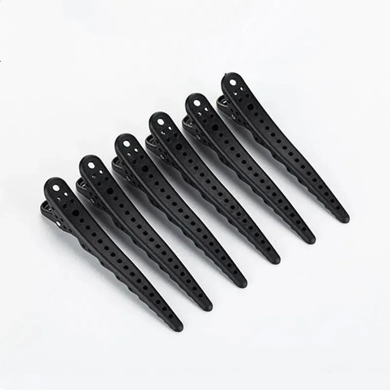 6-Pack Alligator Hair Clips Hairdressing Clamps Claws Section Clips Hairpins Salon Styling Tools Hair Accessories