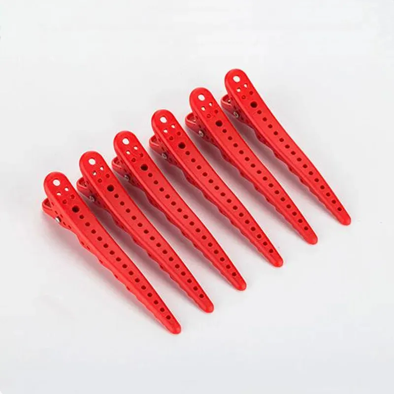 6-Pack Alligator Hair Clips Hairdressing Clamps Claws Section Clips Hairpins Salon Styling Tools Hair Accessories