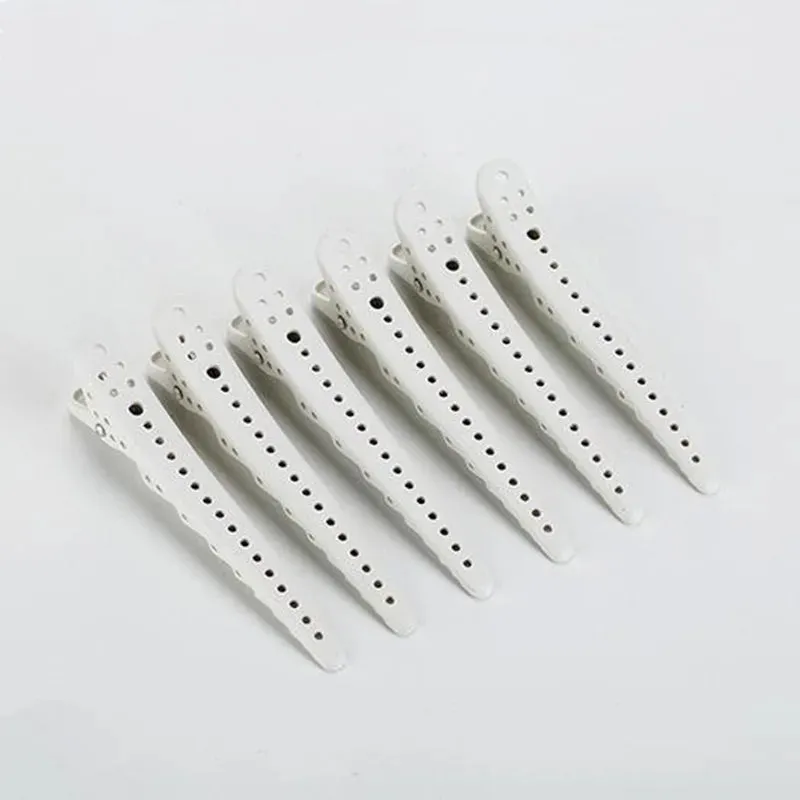 6-Pack Alligator Hair Clips Hairdressing Clamps Claws Section Clips Hairpins Salon Styling Tools Hair Accessories