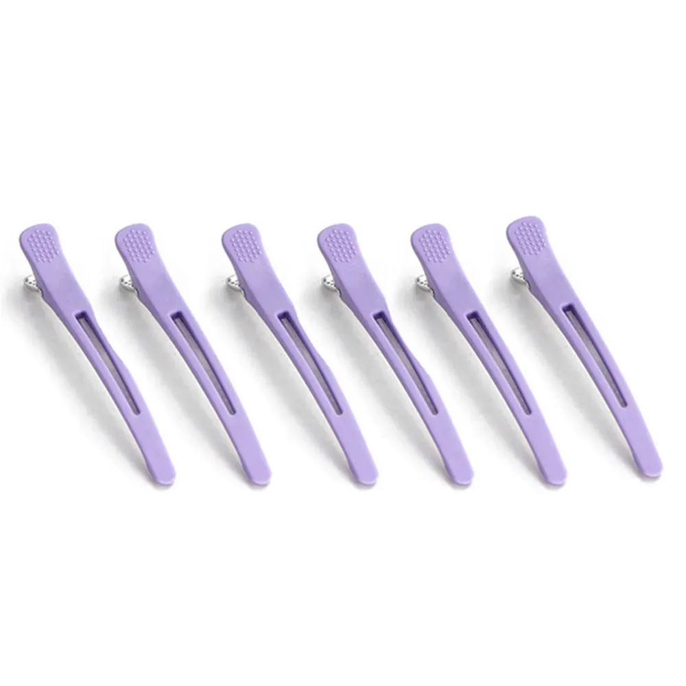 6-Pack Alligator Hair Clips Hairdressing Clamps Claws Section Clips Hairpins Salon Styling Tools Hair Accessories