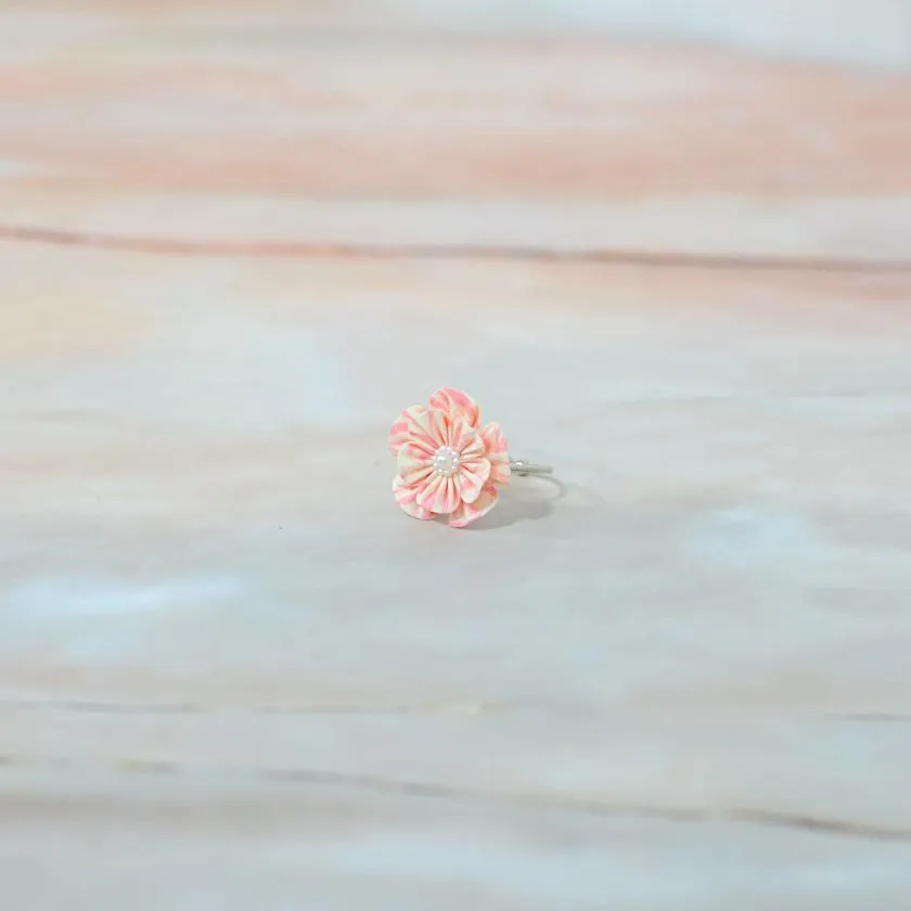 [ACCESSORY 4 PIECES] WILLOW WOOD (BROOCH, HAIR CLIP, RING, EARRINGS) | TSUMAMI KANZASHI