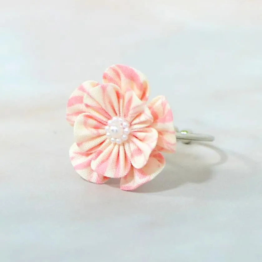 [ACCESSORY 4 PIECES] WILLOW WOOD (BROOCH, HAIR CLIP, RING, EARRINGS) | TSUMAMI KANZASHI