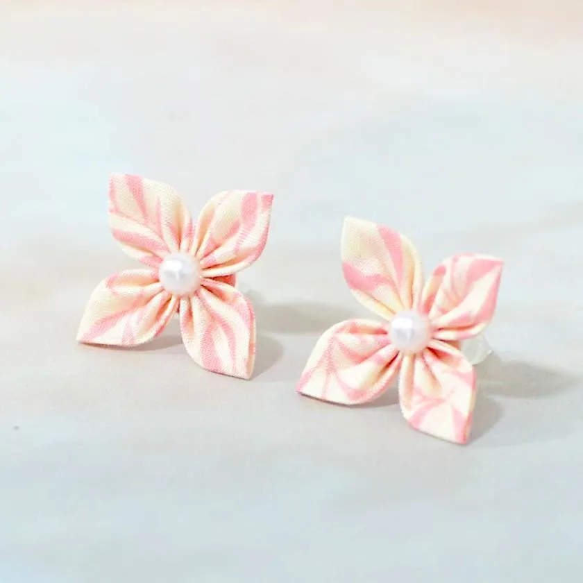[ACCESSORY 4 PIECES] WILLOW WOOD (BROOCH, HAIR CLIP, RING, EARRINGS) | TSUMAMI KANZASHI