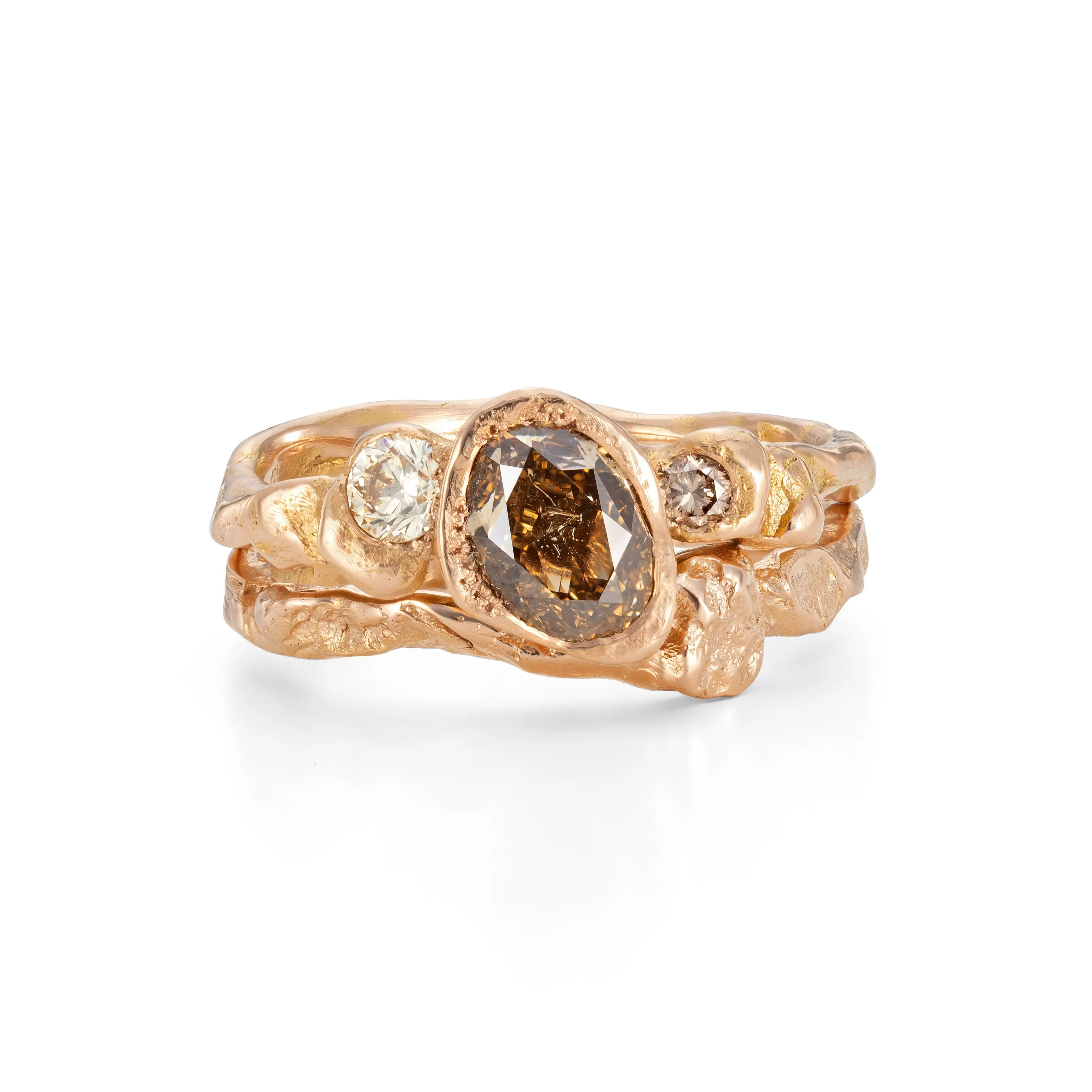 Adakite North Band 18ct Rose Gold