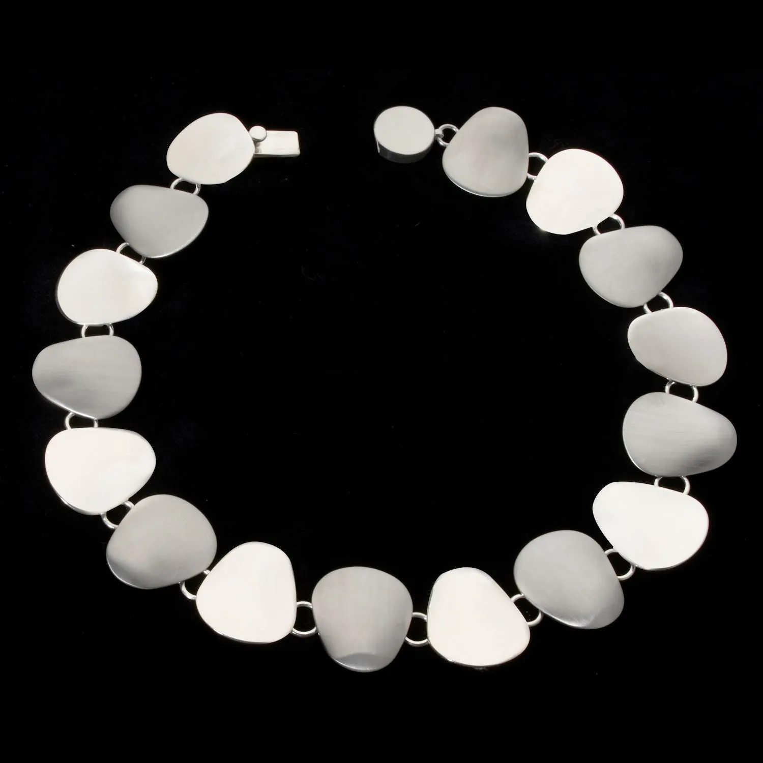 Amala Frosted Silver Bracelet