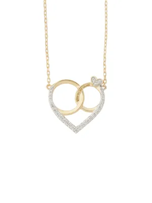 Amour Love Rings Necklace