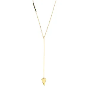 ARROW LONG DROP PENDANT NECKLACE