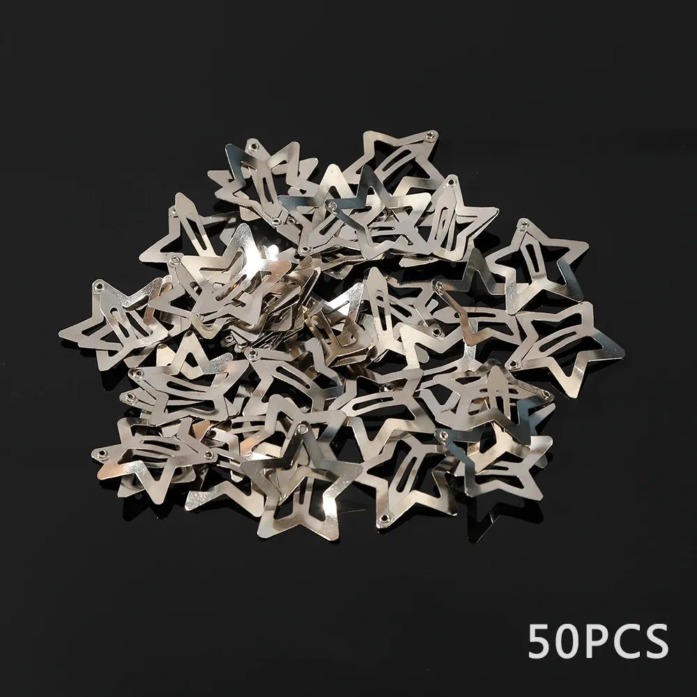 AWAYTR Sliver Star Hair Clips: Celestial Elegance
