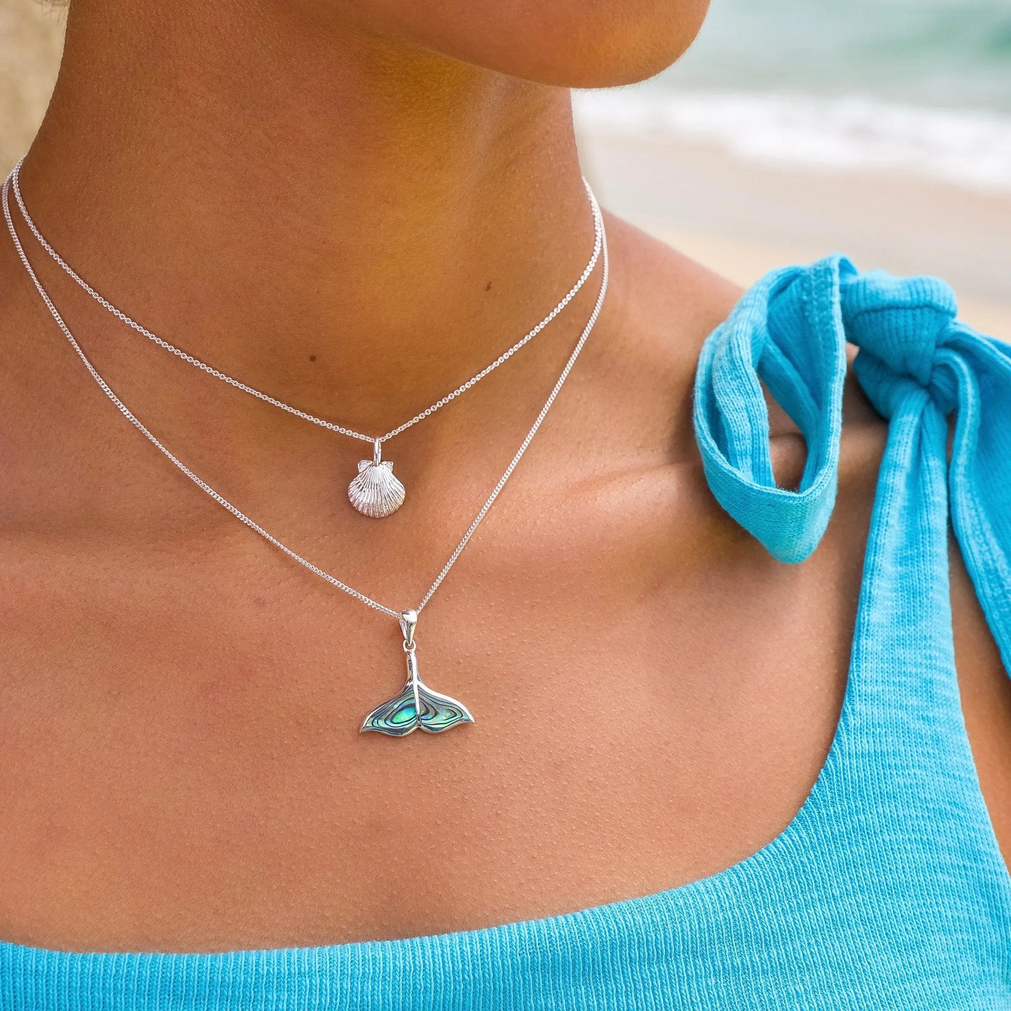 Baby Scallop Shell Pendant