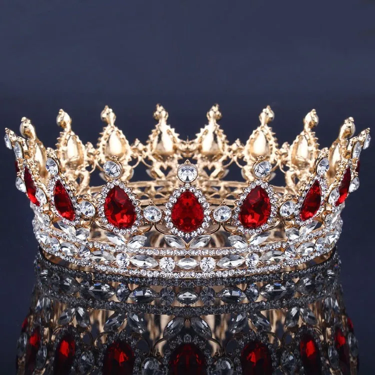 Baroque Bridal Crown Wedding Hair Jewelry