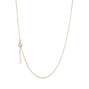 BASIC, Facetted Delicate Necklace, Gold 18k