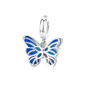 Blue Butterfly Charm