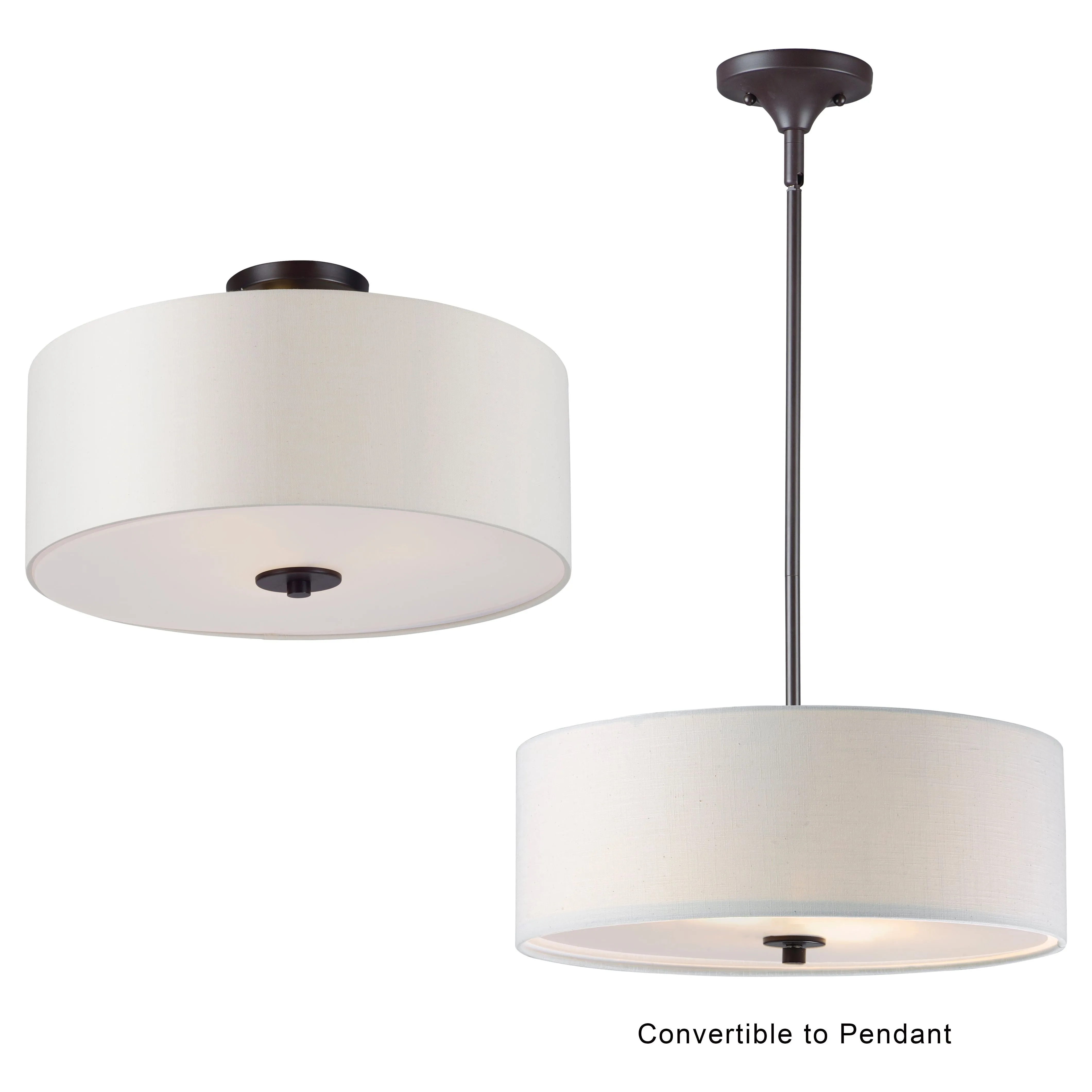 Bongo 3-Light Pendant / Semi Flush Mount