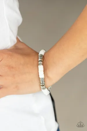 Bracelets Stacked In Your Favor - White 114
