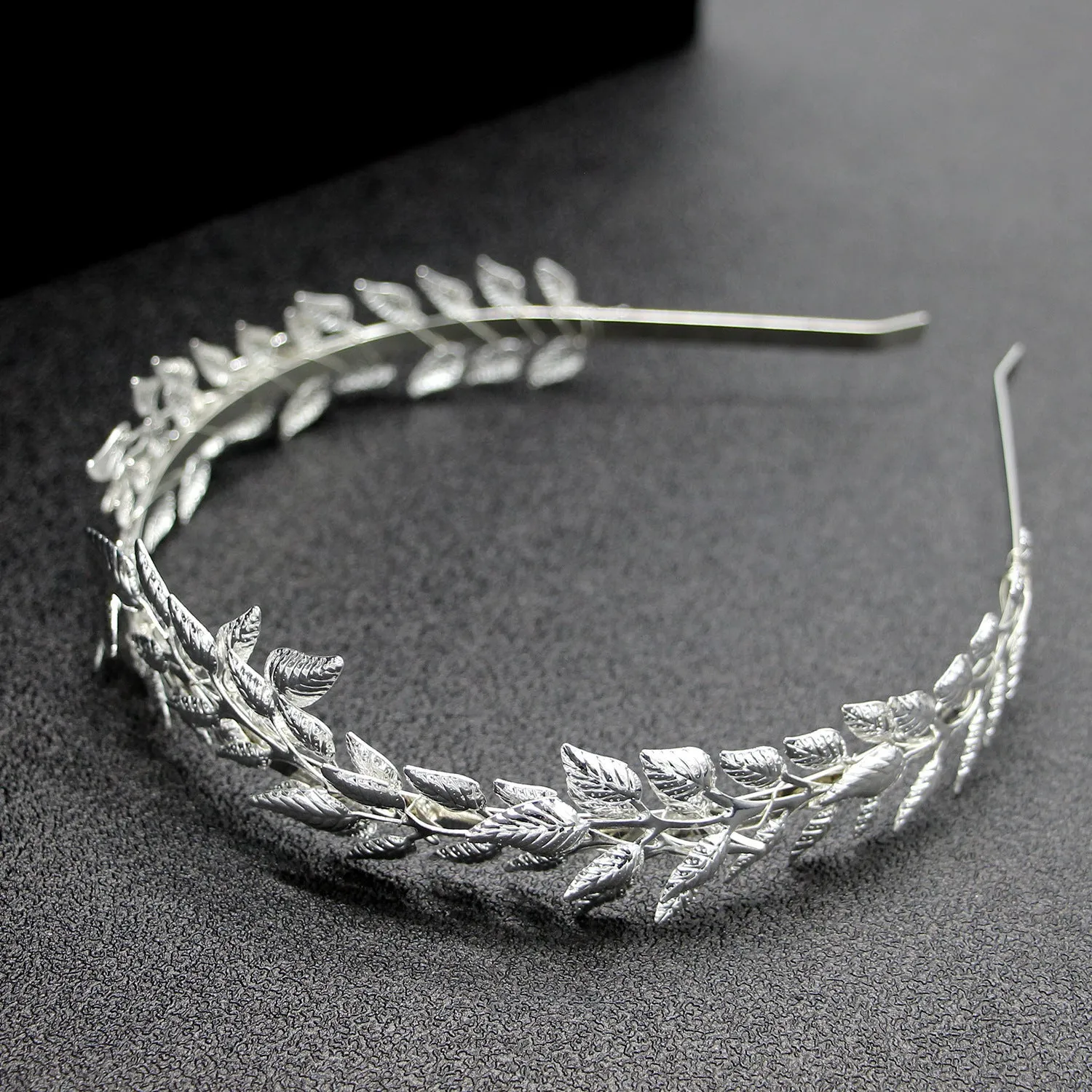 Bridal Golden Leaf Headband Alloy Crown