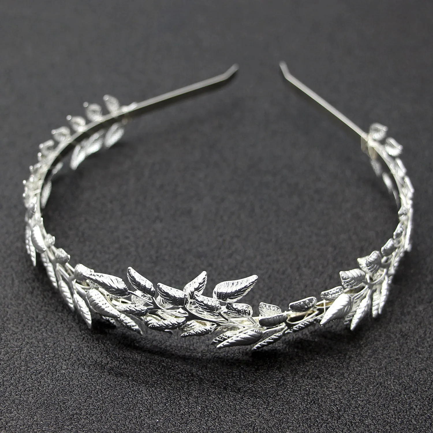 Bridal Golden Leaf Headband Alloy Crown