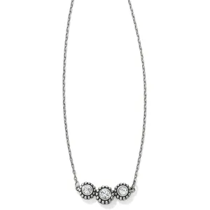 Brighton | Twinkle Triple Stone Necklace | Women's