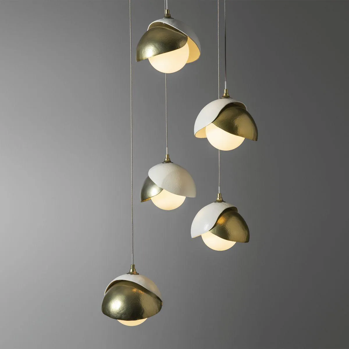 Brooklyn 16 in. 5 lights Standard Pendant Light Dark Smoke Finish