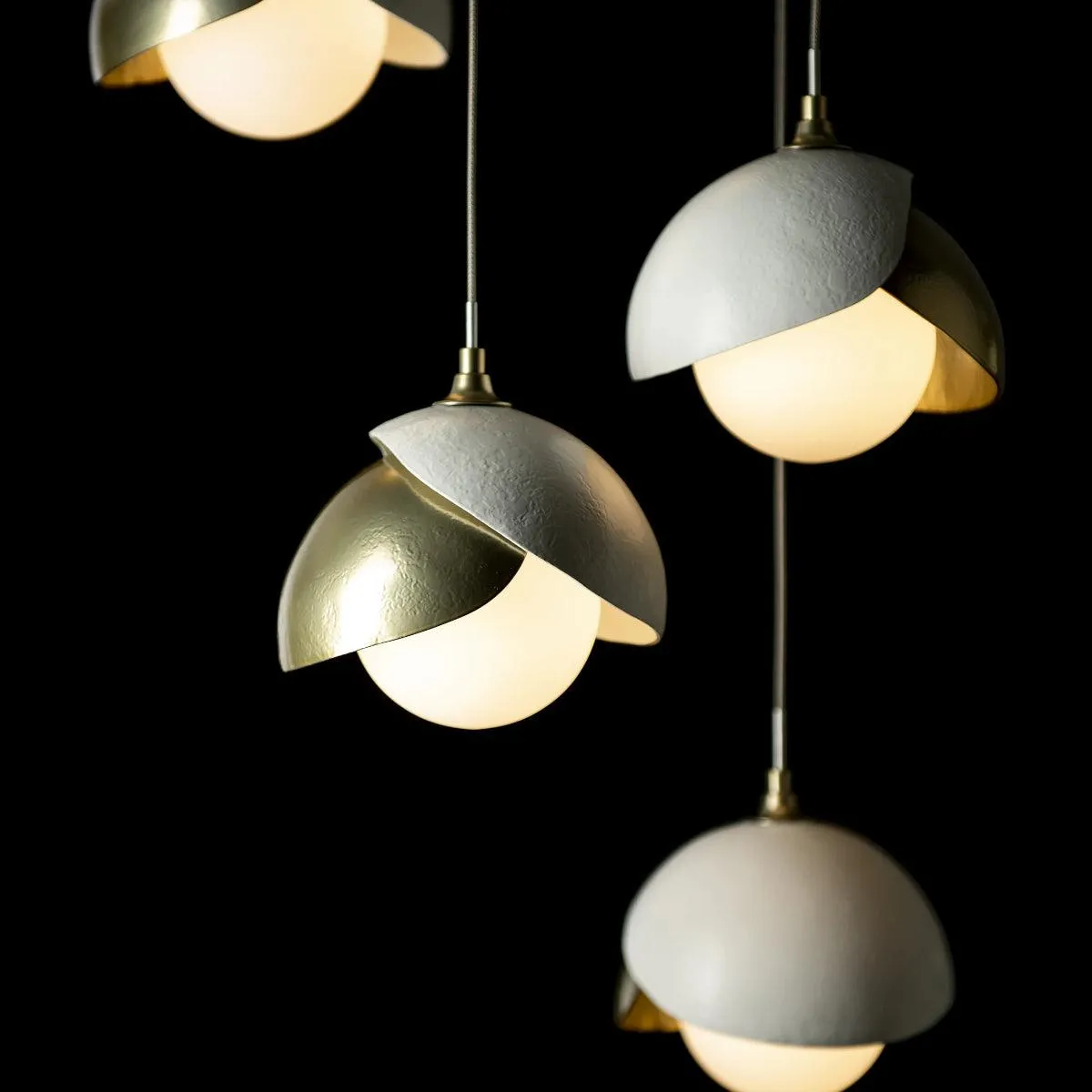 Brooklyn 16 in. 5 lights Standard Pendant Light Dark Smoke Finish