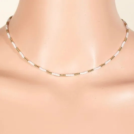 CALYPSO PEARL BEADED NECKLACE