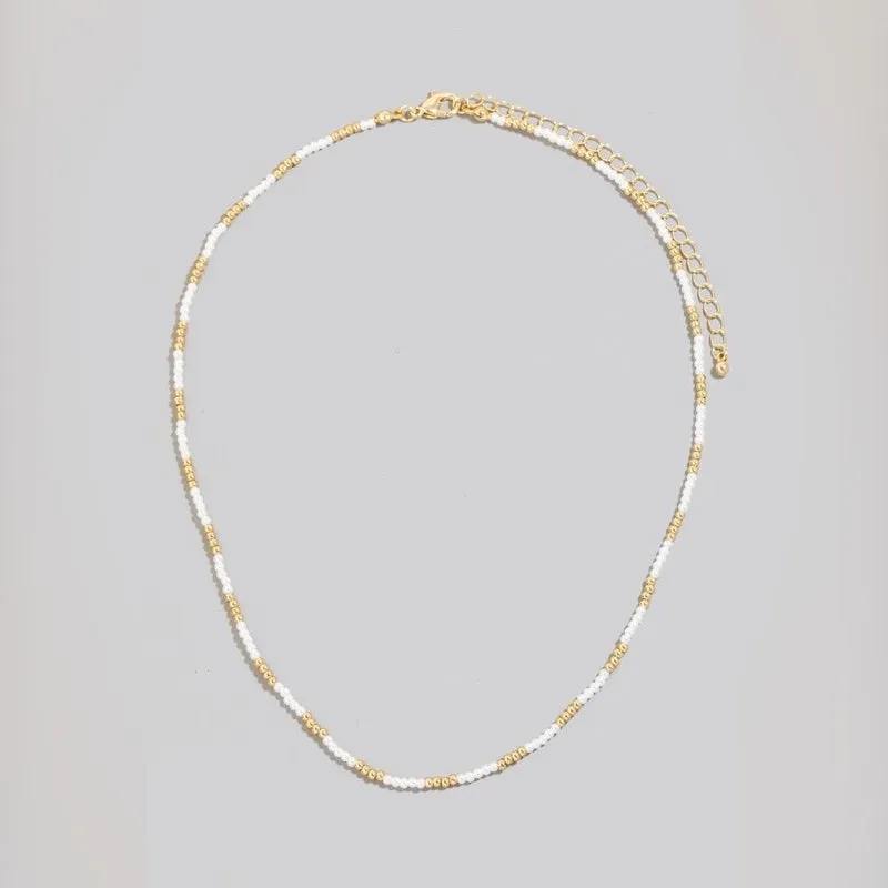 CALYPSO PEARL BEADED NECKLACE