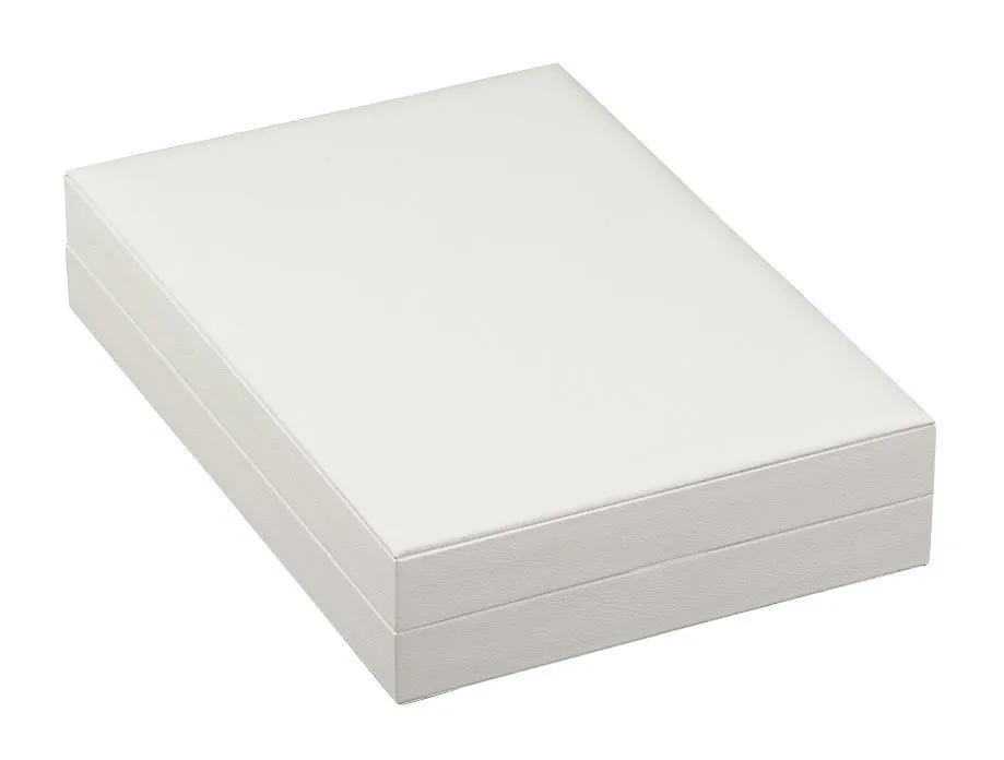 Case for pearl necklaces, omega necklaces, and chokers, for 1, 2, and 3-piece sets, GR series, leather-like fabric, 5 pieces, GR-877-N/NE/NER