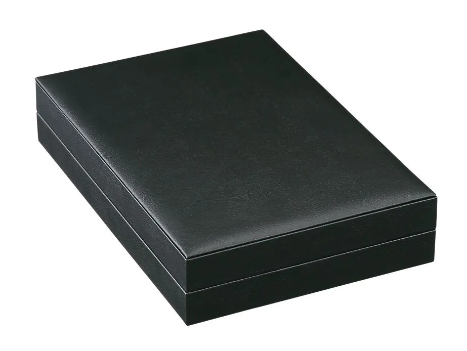 Case for pearl necklaces, omega necklaces, and chokers, for 1, 2, and 3-piece sets, GR series, leather-like fabric, 5 pieces, GR-877-N/NE/NER