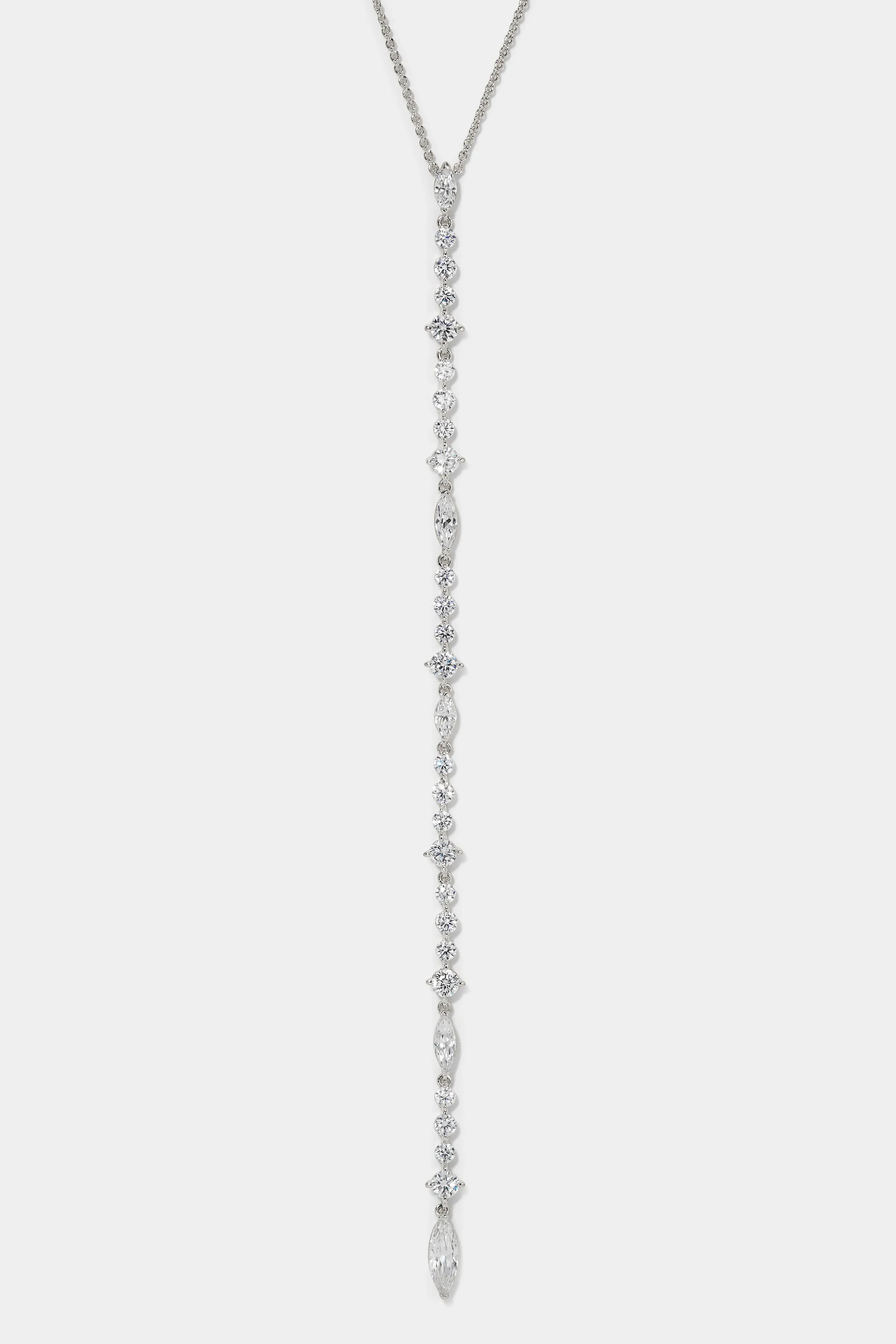 CASSI CZ EXTRA LONG Y NECKLACE