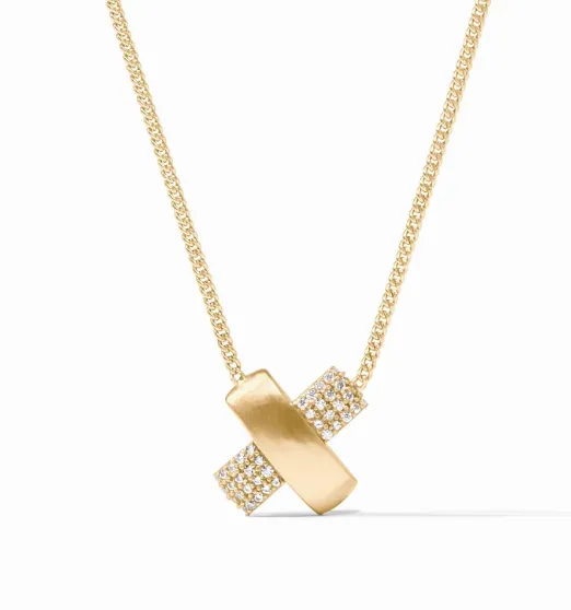 Catalina X Pavé Delicate Necklace