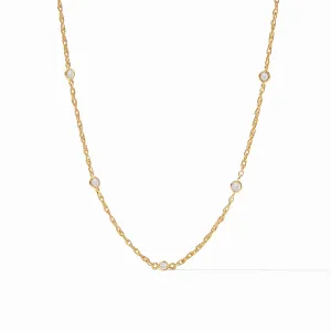 Celeste Delicate Station Necklace in Cubic Zirconia Celeste Delicate Station Necklace in Cubic Zirconia