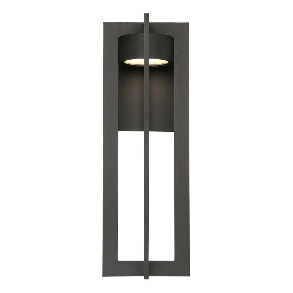 Chamber 25 in. LED Outdoor Wall Sconce 3000K Bronze Finish