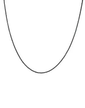Charlie Black Steel Chain - 20in