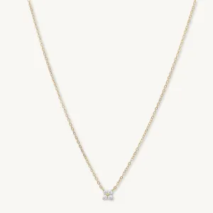 Clover Sapphire Chain Necklace