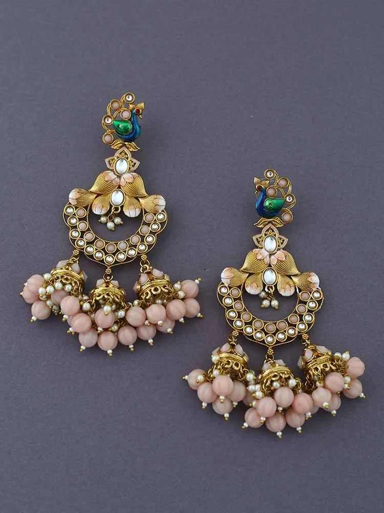 Crepe Vrishank Jhumkis