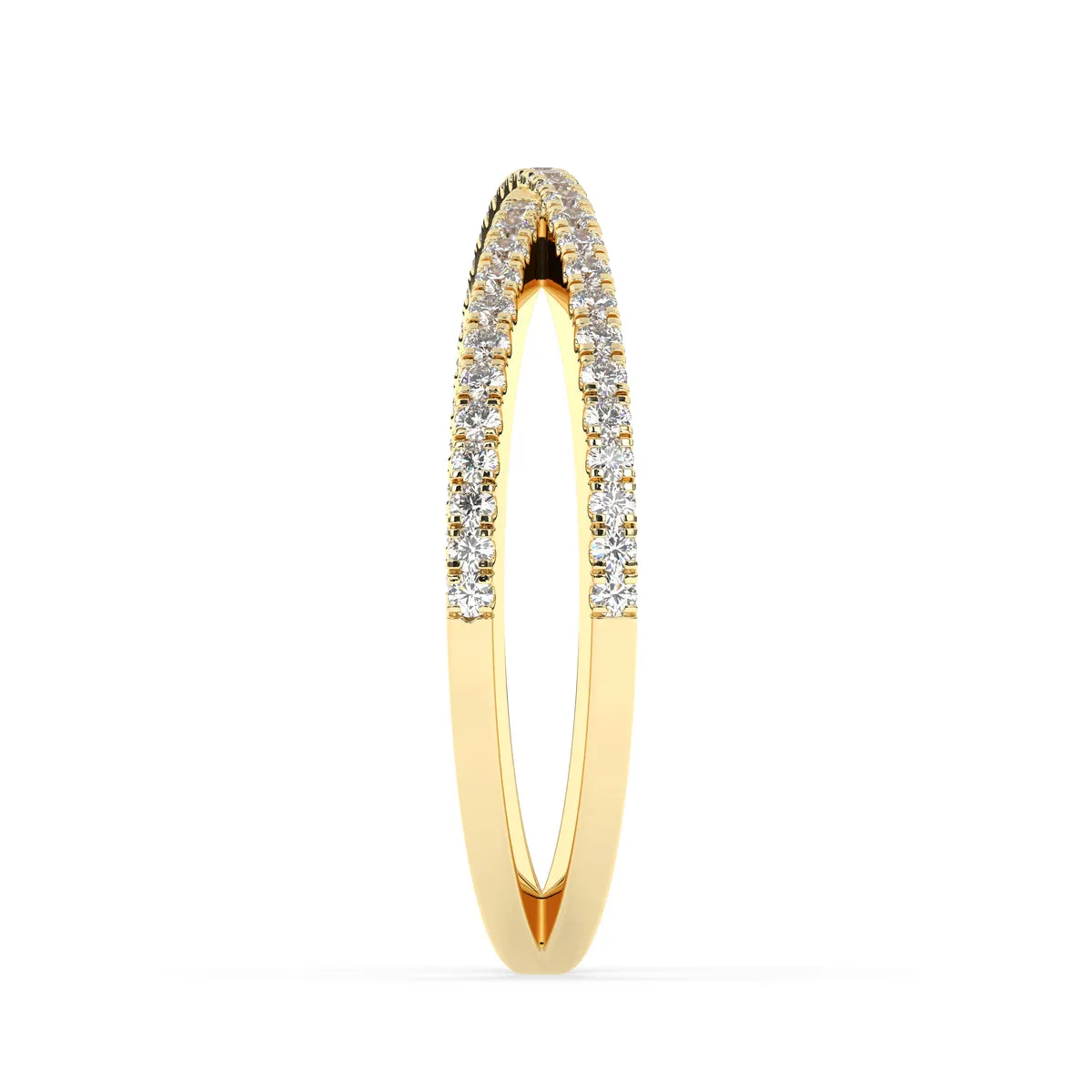 Crisscross Diamond Ring