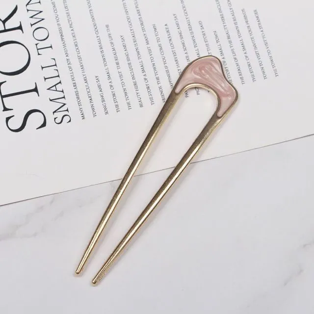 Crystal Twig Hairpin Set