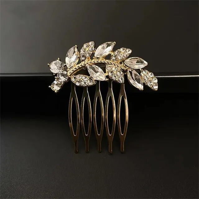 Crystal Twig Hairpin Set