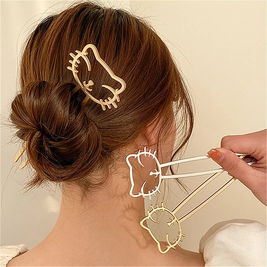 Crystal Twig Hairpin Set