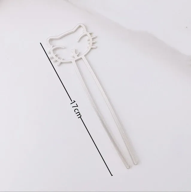 Crystal Twig Hairpin Set