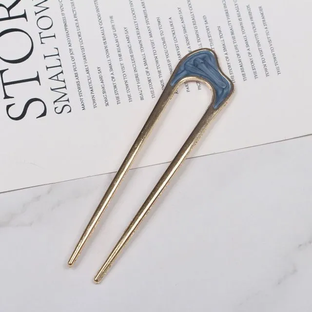 Crystal Twig Hairpin Set